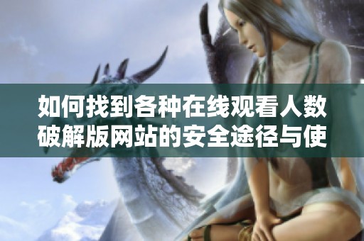 如何找到各种在线观看人数破解版网站的安全途径与使用方法