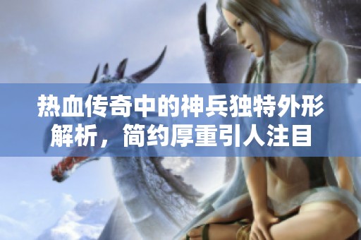 热血传奇中的神兵独特外形解析，简约厚重引人注目
