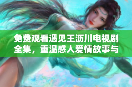 免费观看遇见王沥川电视剧全集，重温感人爱情故事与精彩剧情