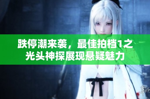 跌停潮来袭，最佳拍档1之光头神探展现悬疑魅力