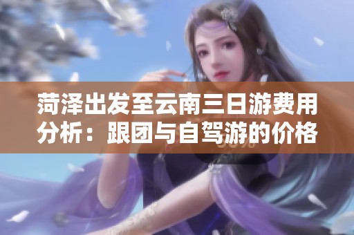菏泽出发至云南三日游费用分析：跟团与自驾游的价格对比