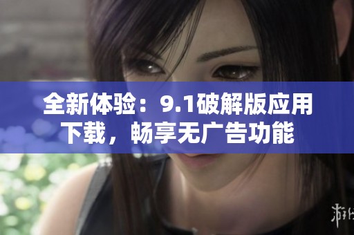全新体验：9.1破解版应用下载，畅享无广告功能